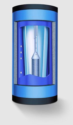 Buderus Logalux PL1500 Буферные емкости Buderus Logalux PL- PL/2S специально сконструированы для работы в системах на возобновляемых источниках энергии, в первую очередь – с гелиоустановками. Главной особенностью этой серии баков является послойная загрузка по термосифонному методу.