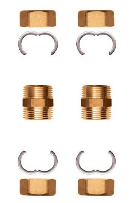 Комплект концевиков FixLock для двухпроводной системы Комплект концевиков FixLock применяется для соединения двух труб InoFlex между собой. Представляет собой четыре обжимных соединения с тефлоновыми уплотнениями с помощью которых можно получить герметичное соединение без применения специального инструмента.